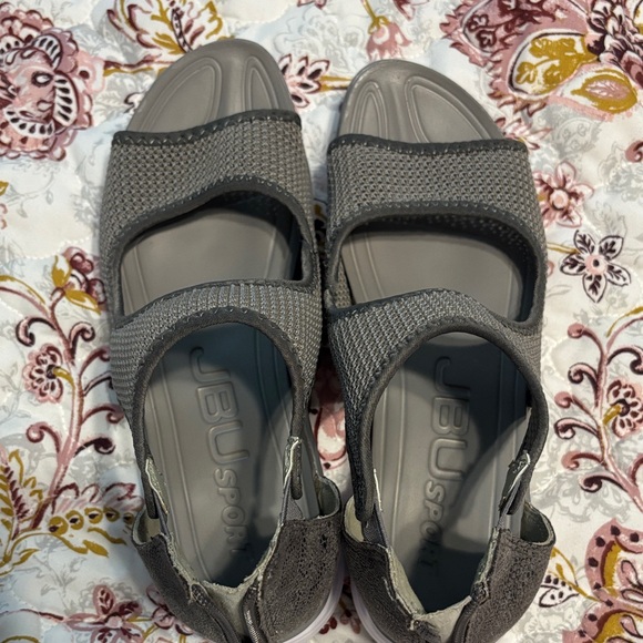 JBU Charcoal Gray Mesh Sandals - Picture 4 of 5